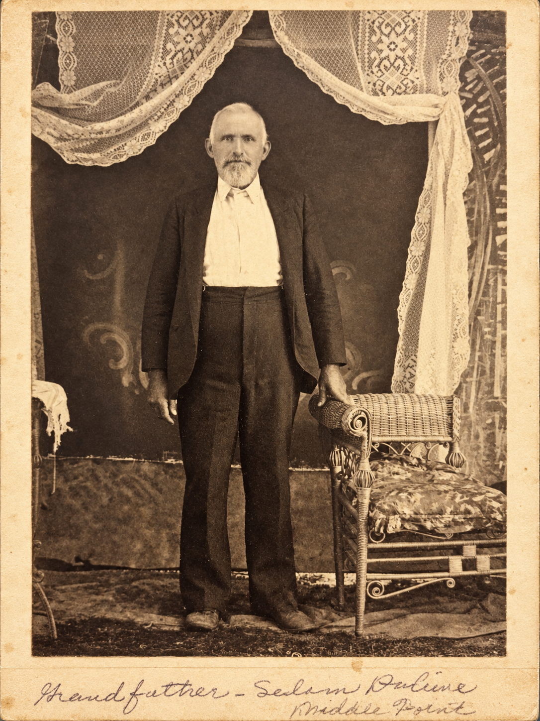 3rd Great Grandfather — one of the earliest known ancestors of the D'Olive family in America.